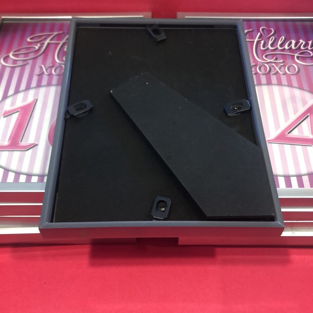 Set of 11 silver 5x7 picture frames